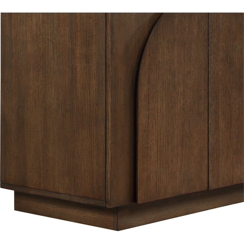 Meridian Furniture Navona Brown Oak Veneer Sideboard/Buffet