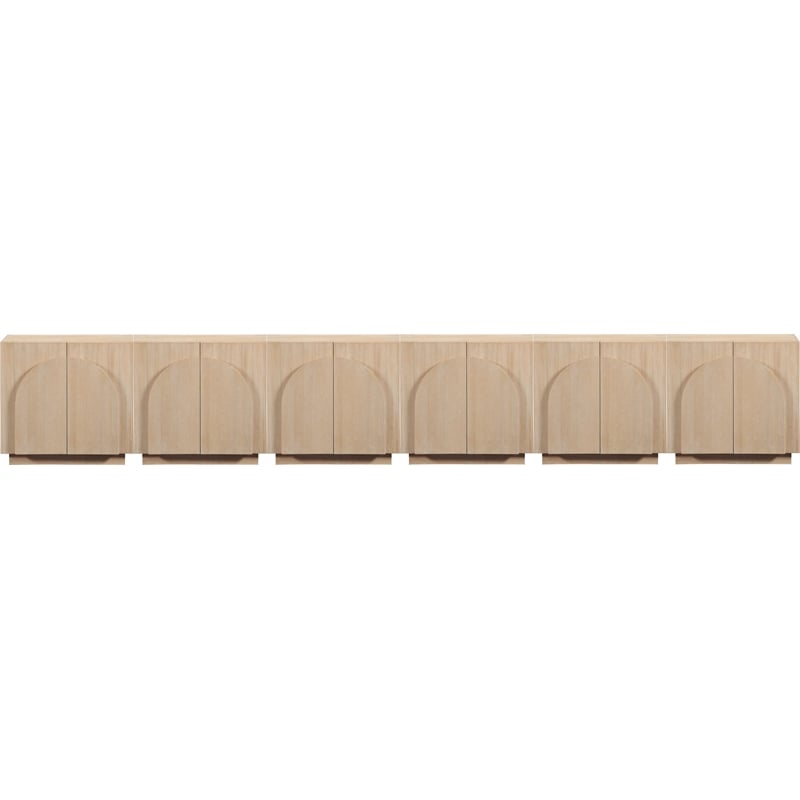 Meridian Furniture Navona Natural Oak Veneer Sideboard/Buffet