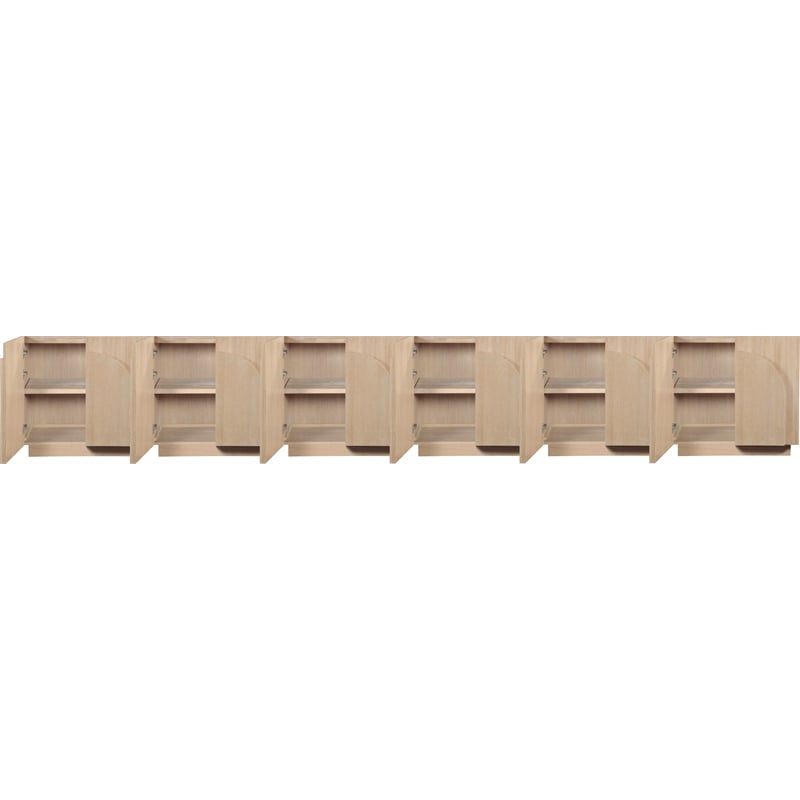 Meridian Furniture Navona Natural Oak Veneer Sideboard/Buffet