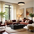 Meridian Furniture Anzio Black Oak Veneer Coffee Table