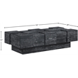 Meridian Furniture Anzio Black Oak Veneer Coffee Table