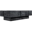 Meridian Furniture Anzio Black Oak Veneer Coffee Table