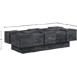 Meridian Furniture Anzio Black Oak Veneer Coffee Table