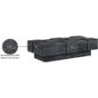 Meridian Furniture Anzio Black Oak Veneer Coffee Table