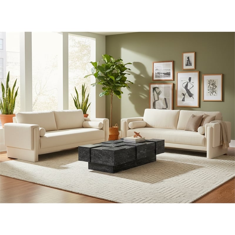 Meridian Furniture Anzio Black Oak Veneer Coffee Table