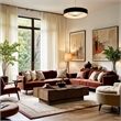 Meridian Furniture Anzio Brown Oak Veneer Coffee Table