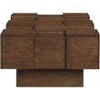 Meridian Furniture Anzio Brown Oak Veneer Coffee Table