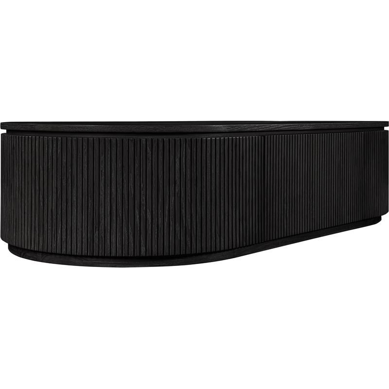 Meridian Furniture Moana Black Wood Storage Coffee Table