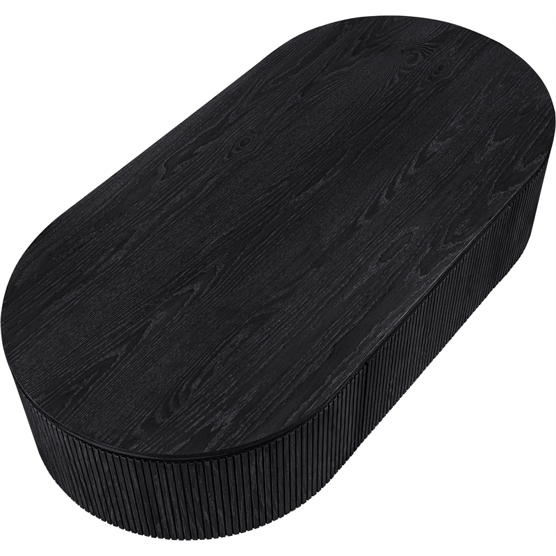 Meridian Furniture Moana Black Wood Storage Coffee Table