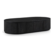 Meridian Furniture Moana Black Wood Storage Coffee Table