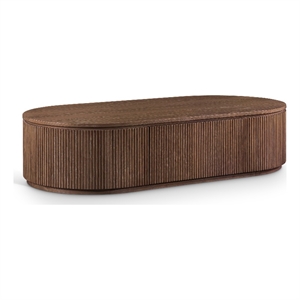 Meridian Furniture Moana Brown Wood Storage Coffee Table