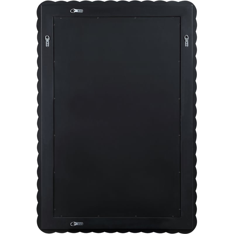Meridian Furniture Revolve Black Oak Veneer Mirror