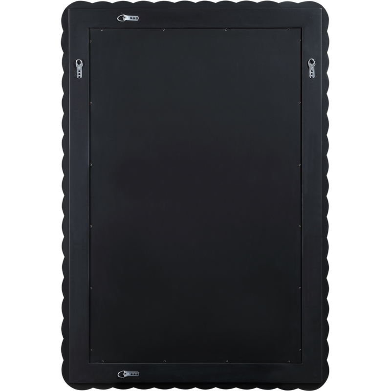 Meridian Furniture Revolve Black Oak Veneer Mirror