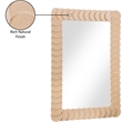 Meridian Furniture Revolve Natural Oak Veneer Mirror