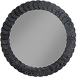 Meridian Furniture Revolve Black Oak Veneer Mirror