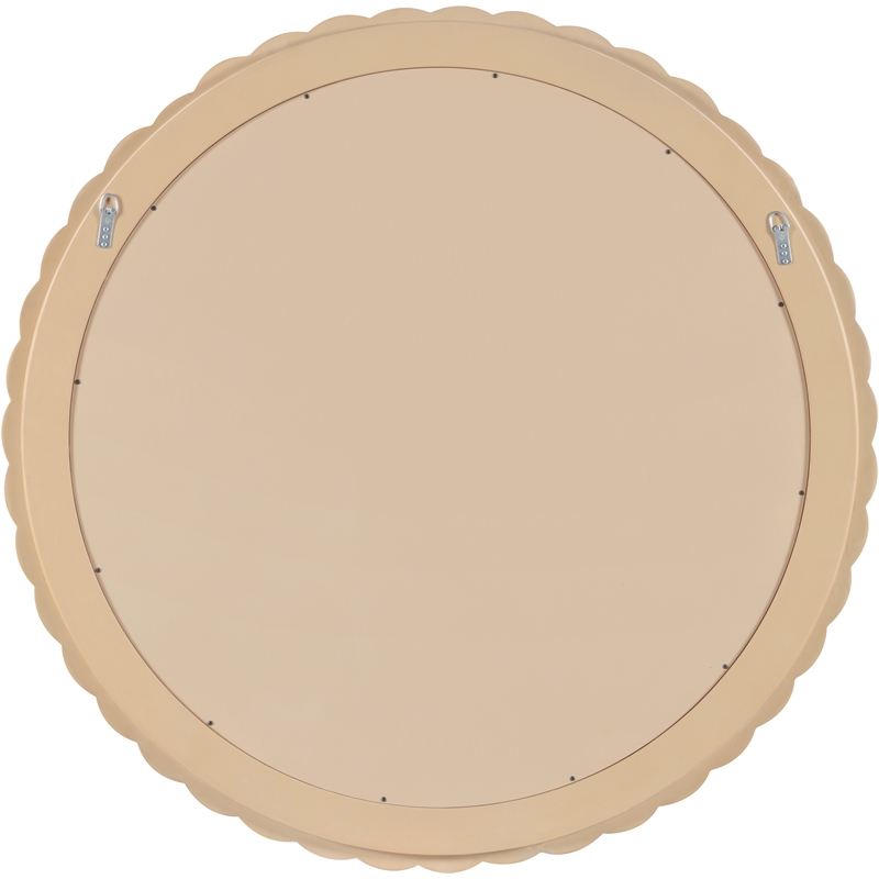 Meridian Furniture Revolve Natural Oak Veneer Mirror