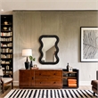 Meridian Furniture Bellagio Black Oak Veneer Mirror