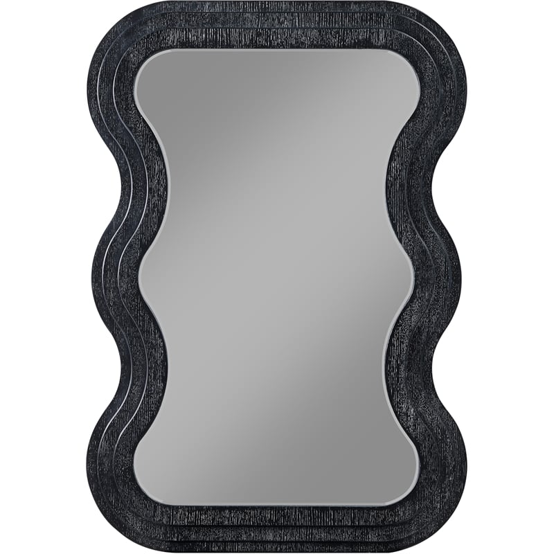 Meridian Furniture Bellagio Black Oak Veneer Mirror