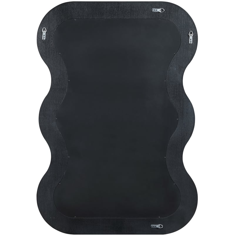 Meridian Furniture Bellagio Black Oak Veneer Mirror