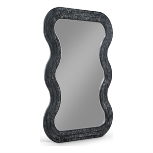 Meridian Furniture Bellagio Black Oak Veneer Mirror