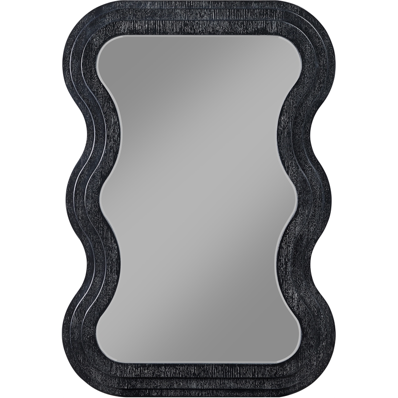 Meridian Furniture Bellagio Black Oak Veneer Mirror