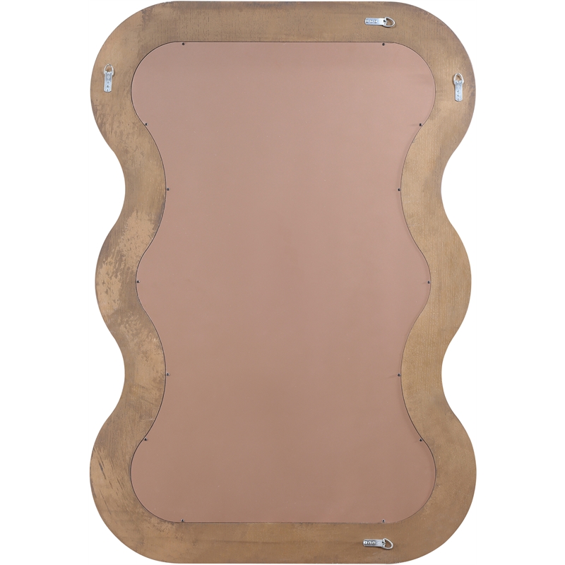 Meridian Furniture Bellagio Brown Oak Veneer Mirror