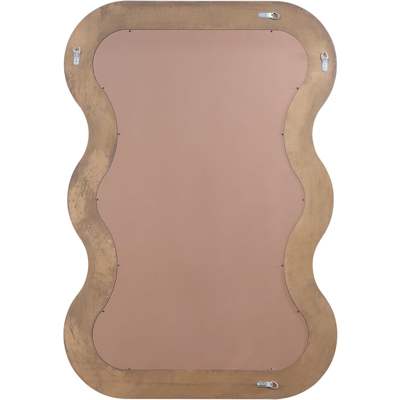 Meridian Furniture Bellagio Brown Oak Veneer Mirror
