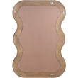 Meridian Furniture Bellagio Brown Oak Veneer Mirror