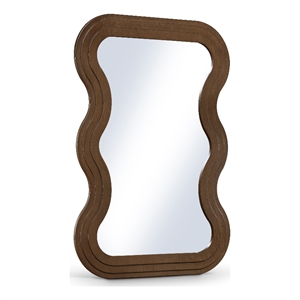 Meridian Furniture Bellagio Brown Oak Veneer Mirror