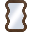 Meridian Furniture Bellagio Brown Oak Veneer Mirror