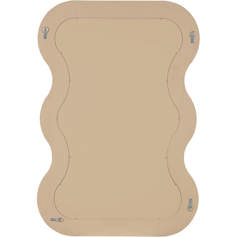 Meridian Furniture Bellagio Natural Oak Veneer Mirror