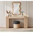 Meridian Furniture Bellagio Natural Oak Veneer Mirror