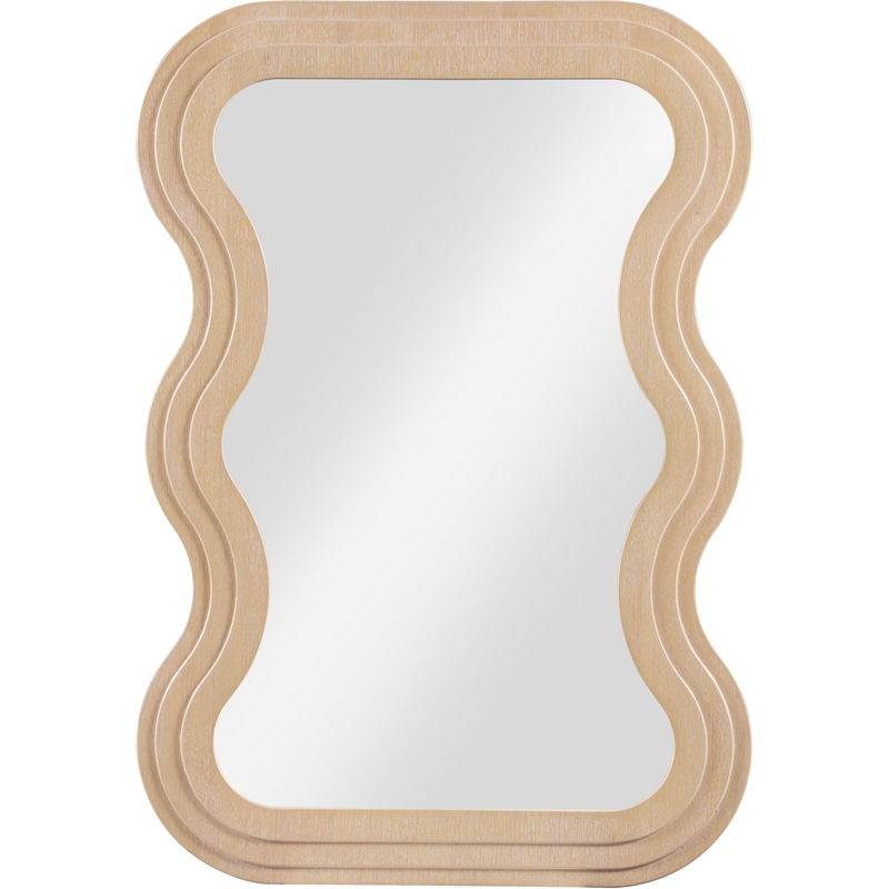 Meridian Furniture Bellagio Natural Oak Veneer Mirror