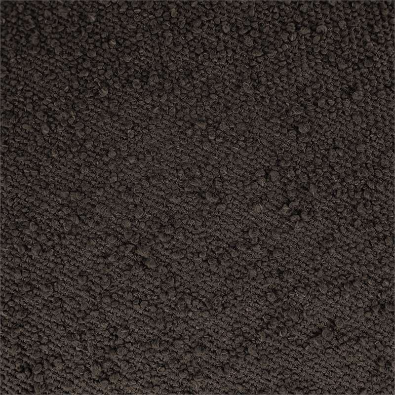 Meridian Furniture Apollo Brown Boucle Fabric Bench