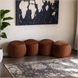 Meridian Furniture Apollo Cognac Velvet Bench