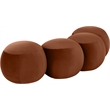 Meridian Furniture Apollo Cognac Velvet Bench