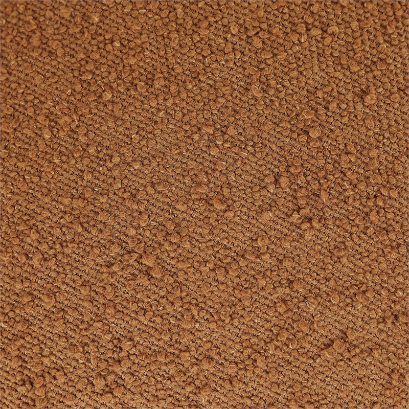 Meridian Furniture Apollo Saddle Boucle Fabric Bench