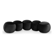 Meridian Furniture Apollo Black Velvet Bench