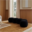 Meridian Furniture Apollo Black Velvet Bench