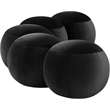 Meridian Furniture Apollo Black Velvet Bench