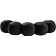 Meridian Furniture Apollo Black Velvet Bench