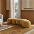 Meridian Furniture Apollo Camel Velvet Bench