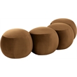 Meridian Furniture Apollo Saddle Velvet Bench