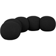 Meridian Furniture Apollo Black Boucle Fabric Bench
