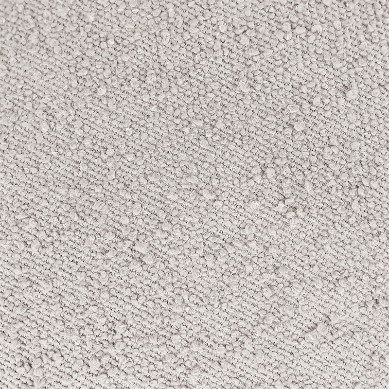 Meridian Furniture Apollo Cream Boucle Fabric Bench