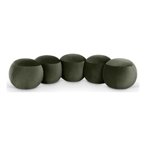 Meridian Furniture Apollo Green Velvet Bench