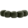 Meridian Furniture Apollo Green Velvet Bench