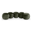 Meridian Furniture Apollo Green Velvet Bench