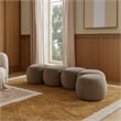 Meridian Furniture Apollo Taupe Velvet Bench