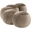 Meridian Furniture Apollo Taupe Velvet Bench